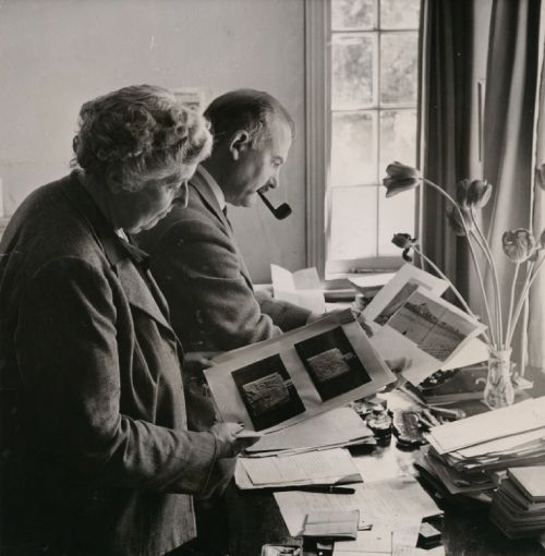 Agatha Christie y Max Mallowan en 1950