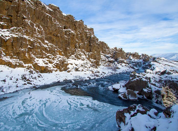 Drekkingarhylur, piscina de ahogamientos, Islandia.