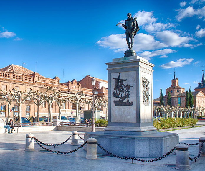 Plaza de Cervantes, Alcalá de Henares, España