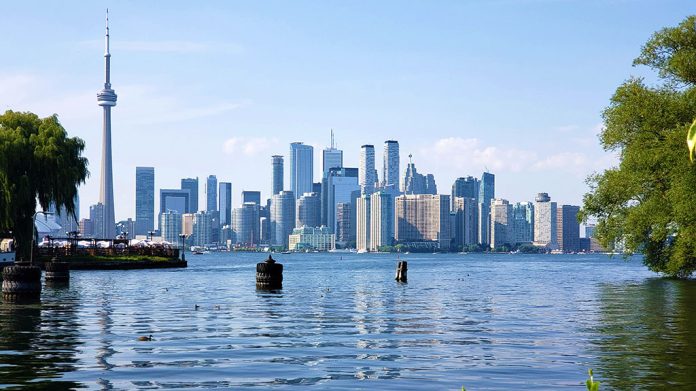 Panorámica de la ciudad de Toronto, Canadá