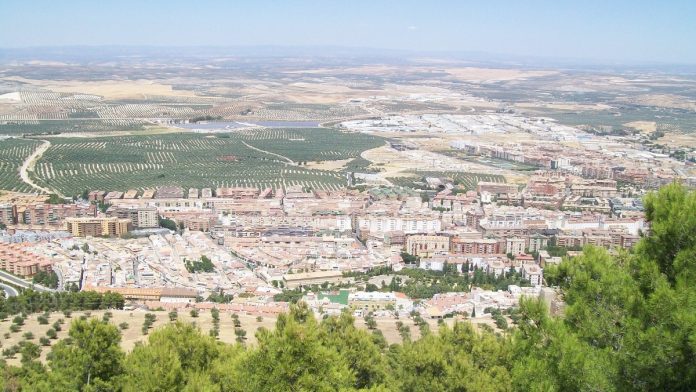 vista de la ciudad de Jaén