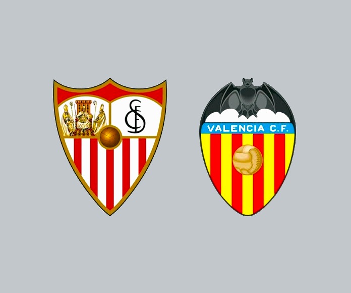 Escudos del Sevilla fc y Valencia fc