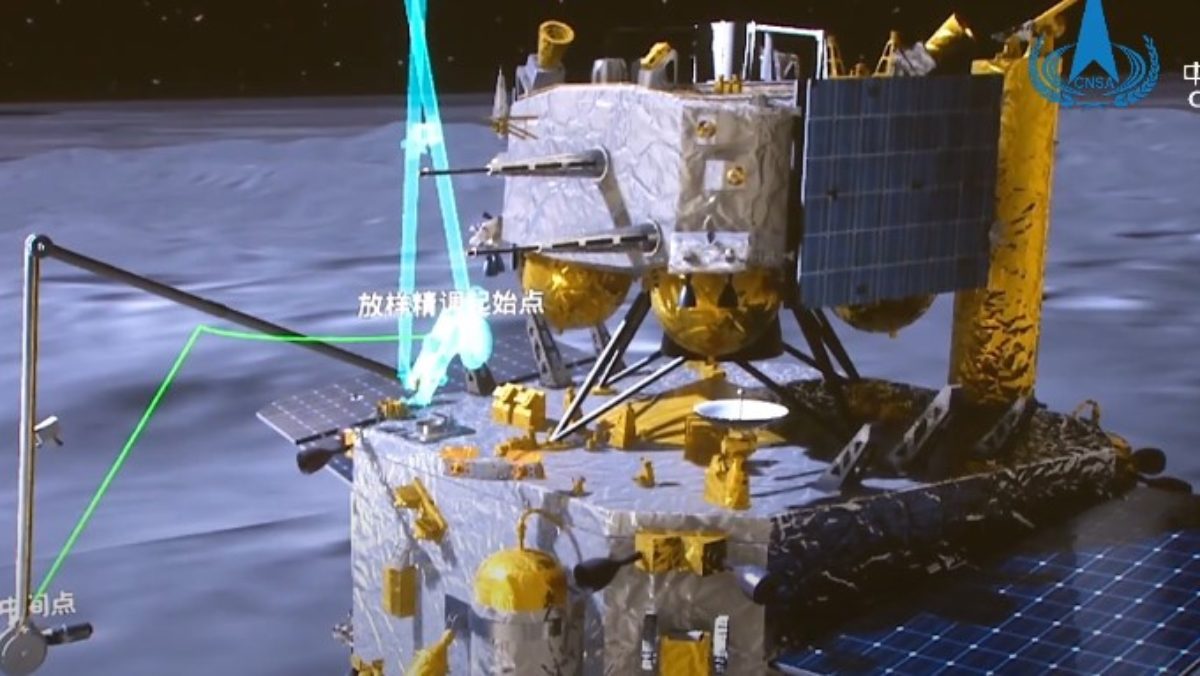 La sonda china Chang’e-6 recolecta muestras de la cara oculta de la luna